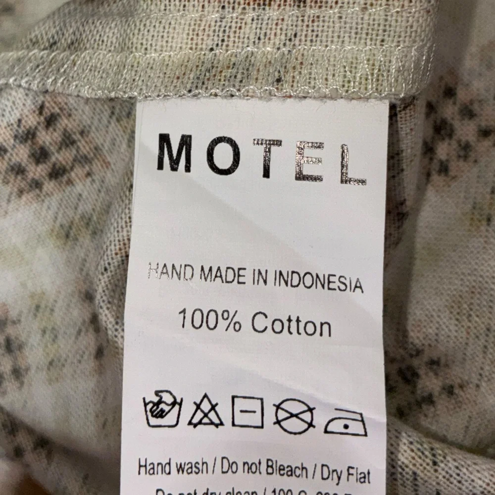 NWT Motel Rocks Eluned Day Dress In Yellow And Brown Check - Picture 6 of 6